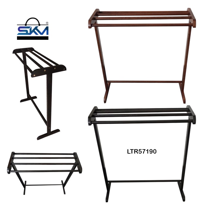 SKM Solid Wooden Towel Clothes Rack Stand Rak Penyidai Rak Sejadah Rak Tuala Kayu Rak Baju Rak Ampaian LTR57190