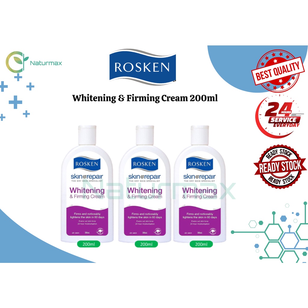 [Ready Stock] Rosken Whitening & Firming Cream 200ml | Shopee Malaysia