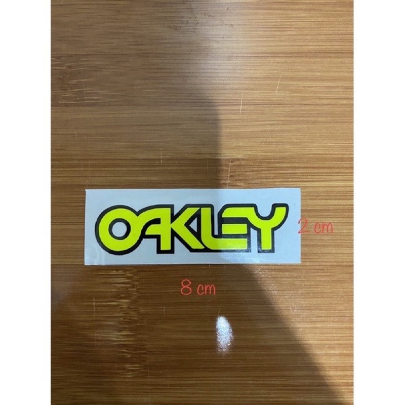 Sticker Cutting Cut Oakley Yellow Fluorescent Offer | Shopee Malaysia