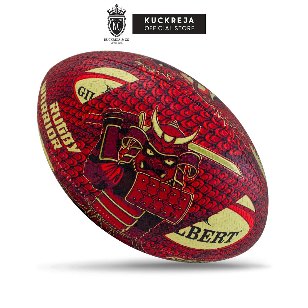 Gilbert Randoms Rugby Ball - Warrior (Size 5)