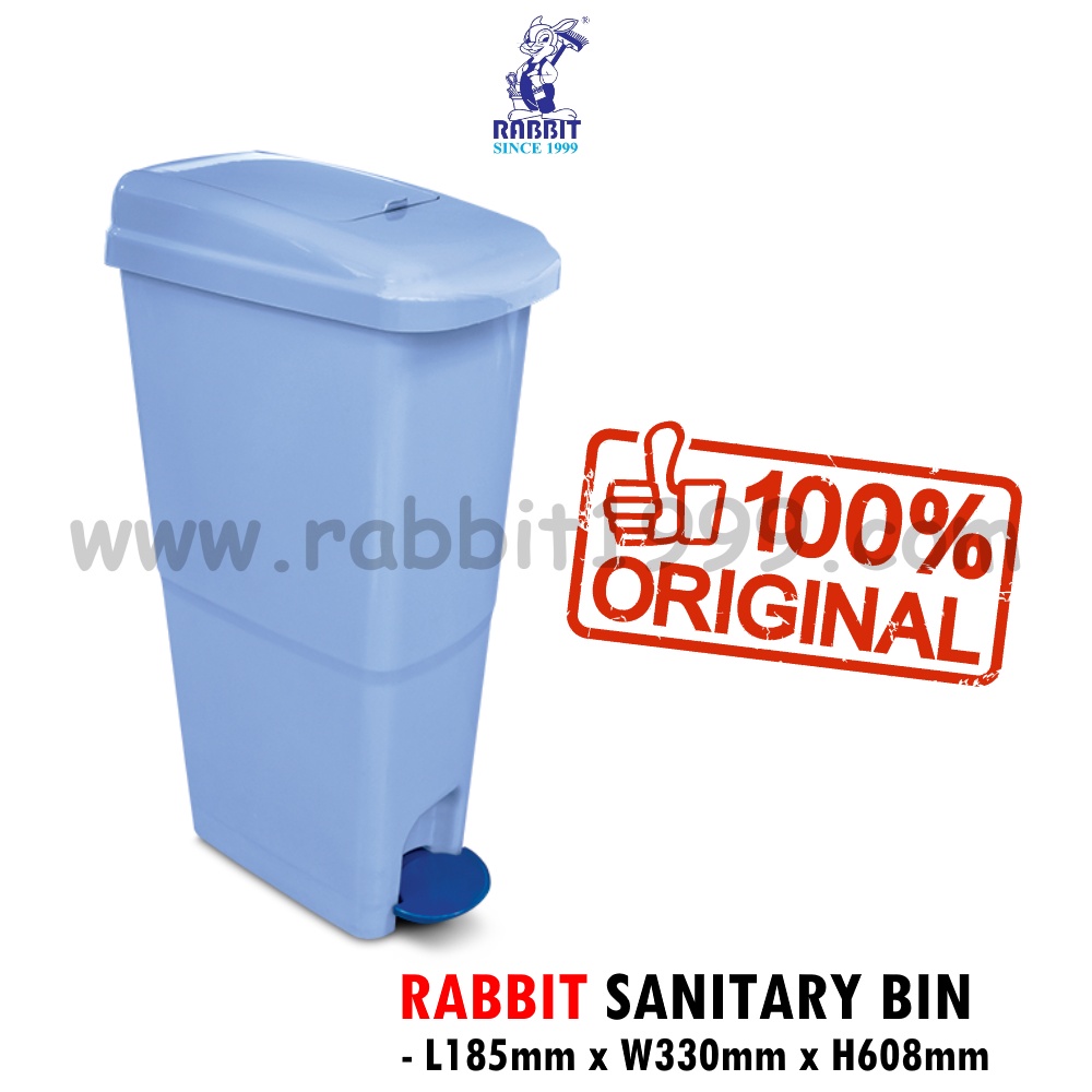 RABBIT SANITARY BIN SANITARY BIN 18L / Sanitary Dustbin/ Sanitary Bin With Pedal / Sanitary