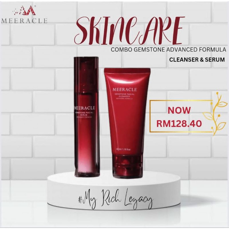 CLEANSER + SERUM BOOSTER MEERACLE Shopee Malaysia