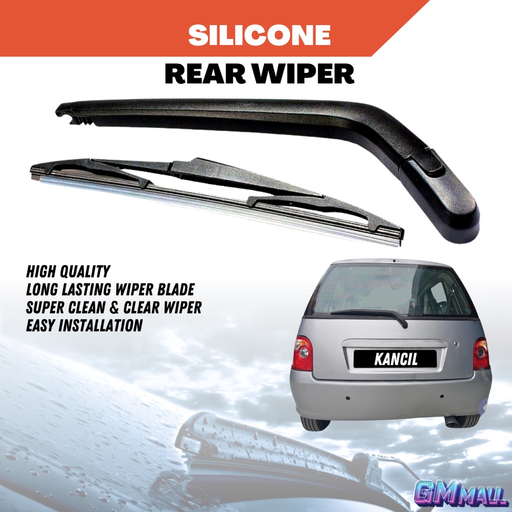 PERODUA KANCIL REAR WIPER Silicone Wiper Arm Wiper Blade Rain Pengelap