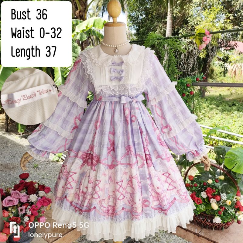Honey Peach Lolita Authentic Brand Heavy Fabric Many Men The Real Work Is Very Beautiful. Second Hand