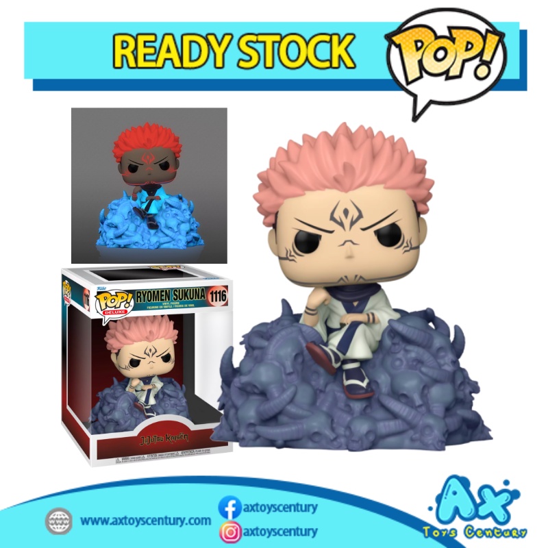 Funko Pop Jujutsu Kaisen Ryomen Sukuna Gitd 1116 Deluxe Pop Shopee Malaysia 