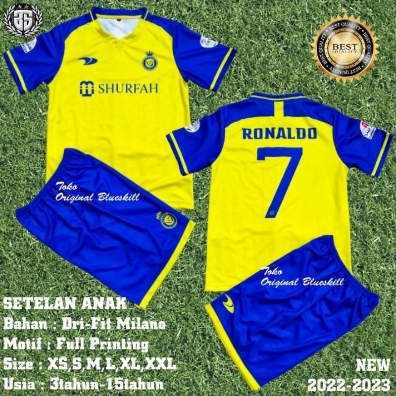 Latest Children's jersey Suits/Latest ronaldo jersey Children's Suits/Latest al nassr jersey Suits/Children's Football jersey Suits/Children's Sports jersey Suits