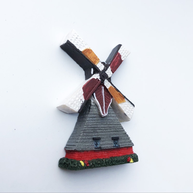 Refrigerator Magnets Dutch Geography Windmill Attractions Tourist Souvenirs Crafts Resin Refriger