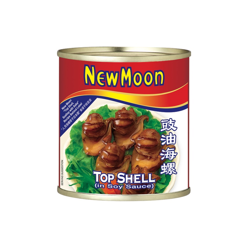 New Moon Top Shell In Soy Sauce 312g Shopee Malaysia