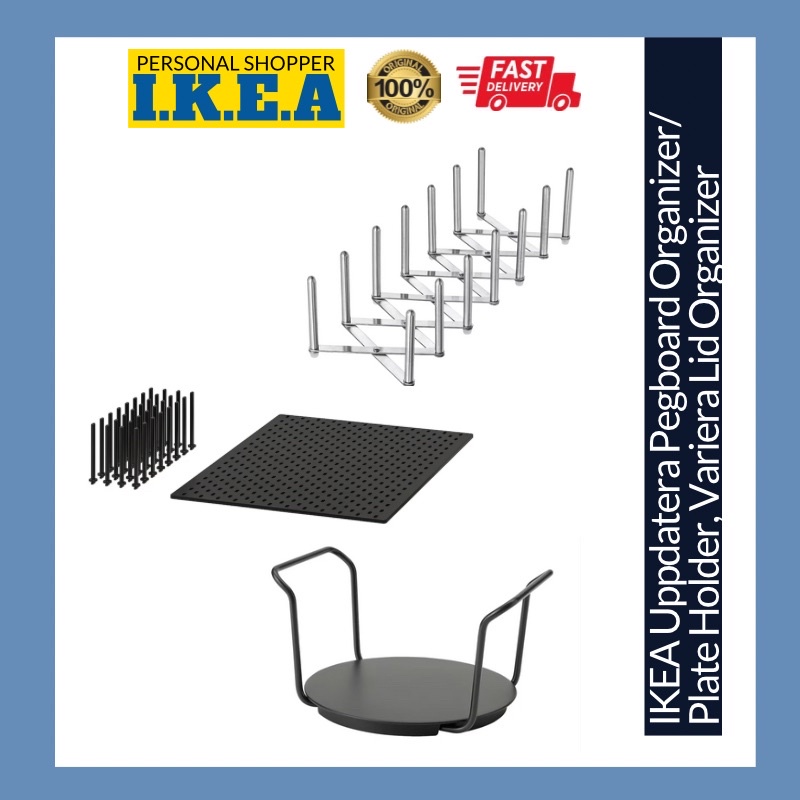 IKEA Uppdatera Pegboard Drawer Organizer Organiser Variera Pot Lid