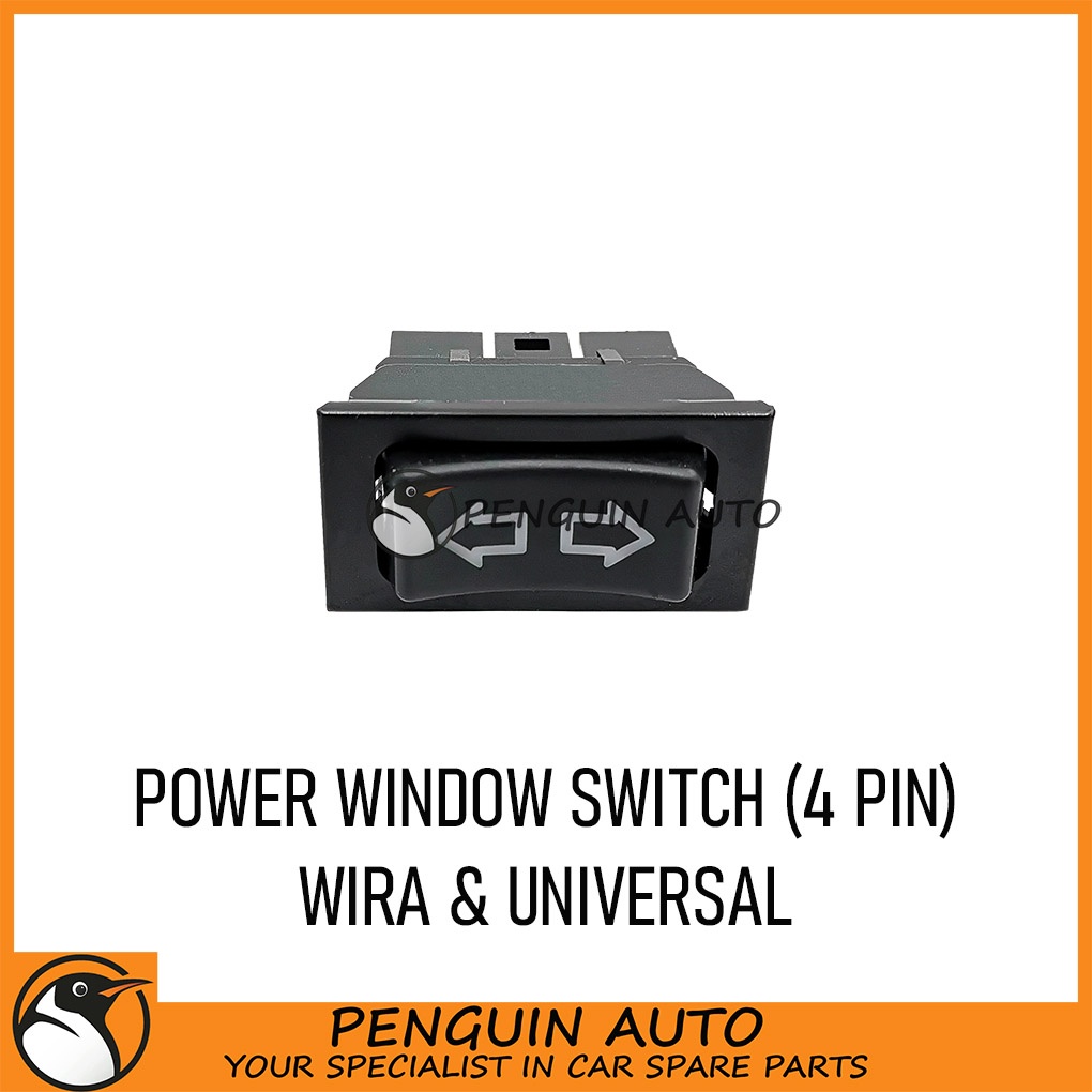 UNIVERSAL 4 PIN POWER WINDOW SWITCH WIRA OLD MODEL Shopee Malaysia