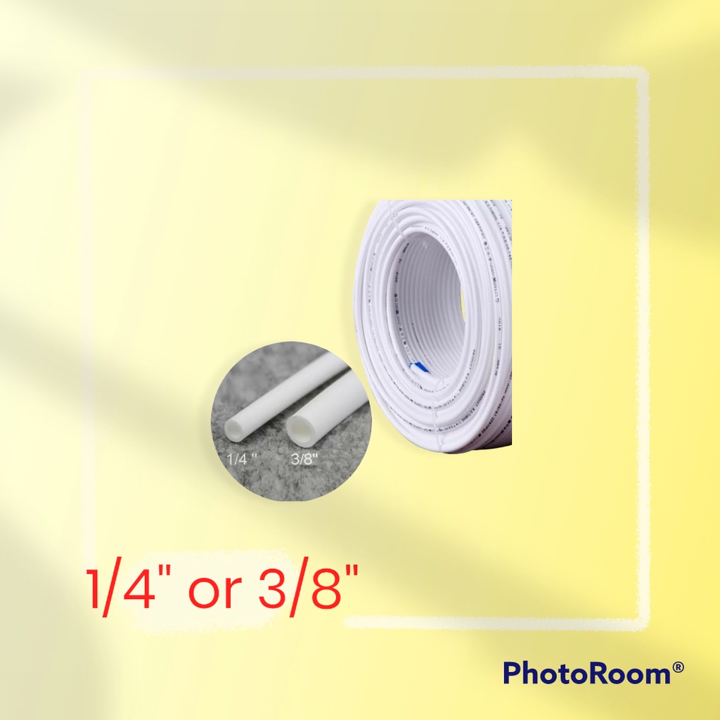 1/4" 3/8" Water Filter Tube Hose White Tubing Hose Water Filter RO Tube