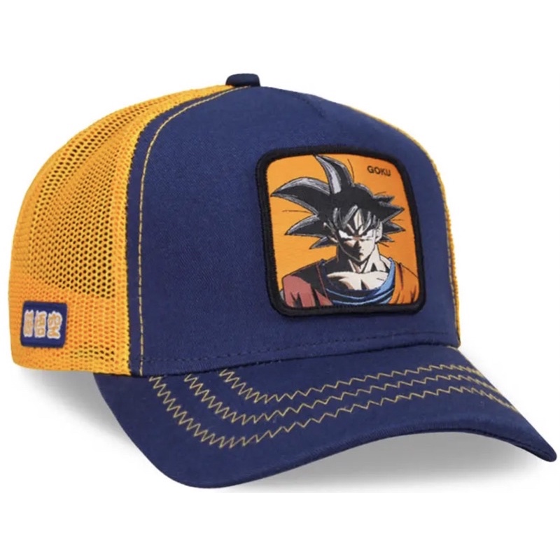 CAPSLAB DRAGONBALL GOKU TRUCKER ADJUSTABLE SNAPBACK CAP Shopee Malaysia
