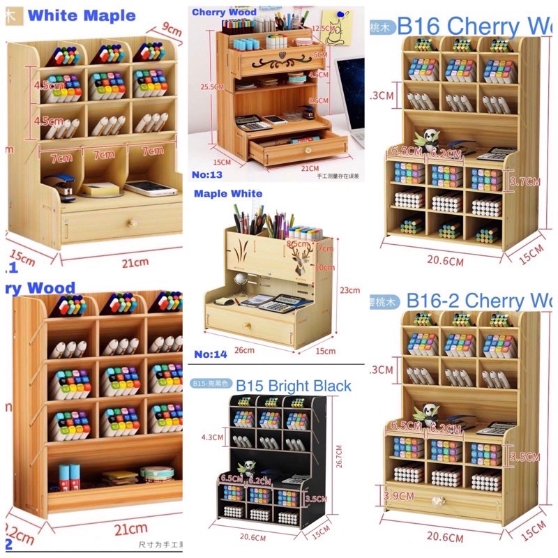 Stationary Rack Ins Pen Holder Stationery Holder Rak Penyimpan Pen