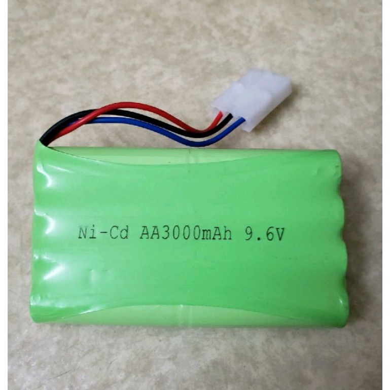 rc car battery 3 pin 9.6v 3000mah(ready stock) Shopee Malaysia