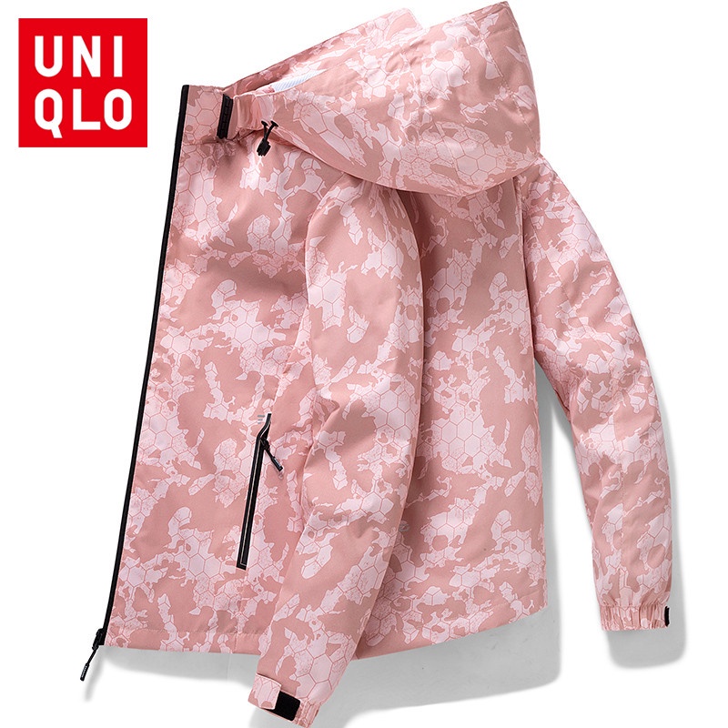 Uniqlo Jacket Women's Waterproof Autumn Korean Casual Camouflage Winter Windbreaker 2022 Waterproof Punching Jacket