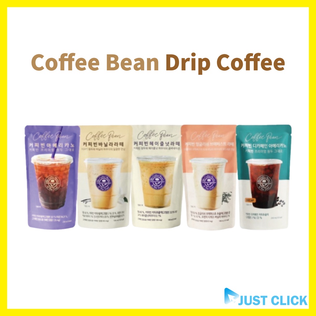 [ The Coffee Bean & Tea Leaf ] Coffee Bean Latte Pouch Drip Coffee Korean Premium Coffee ( Hazelnut / Vanilla / English Breakfast / Americano ) #coffee bean