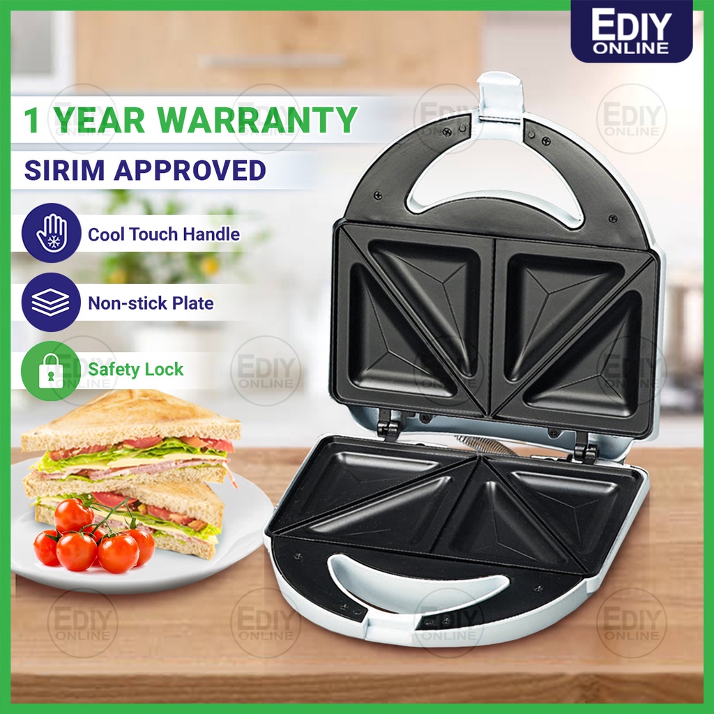 【SIRIM 3 PIN】 PHILUX PL-811 KHIND ST-750 ST-810 SANDWICH MAKER BREAD TOASTER BREAKFAST 2 Slice Roti Pembakar 烤面包机