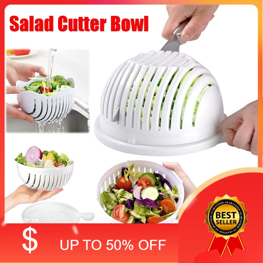 🎁KL STORE✨  Salad Cutter Bowl Maker Fruit  Slicer Healthy Fresh Vegetable 60 Second  Mang
