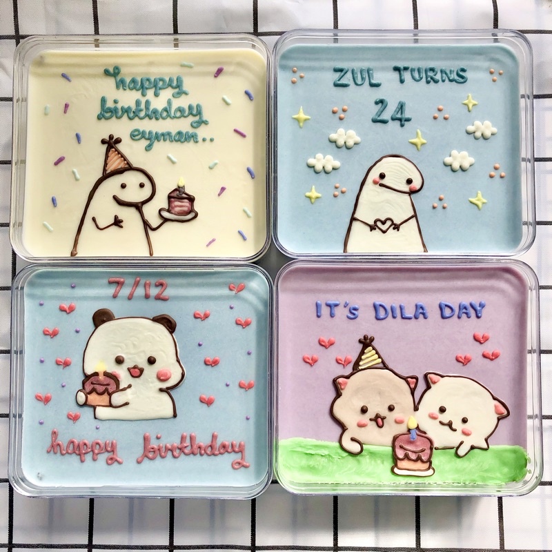 Cute brownies (all design same price) READ DESCRIPTION FIRST WHATSAPP TO BOOK YOUR SLOT!