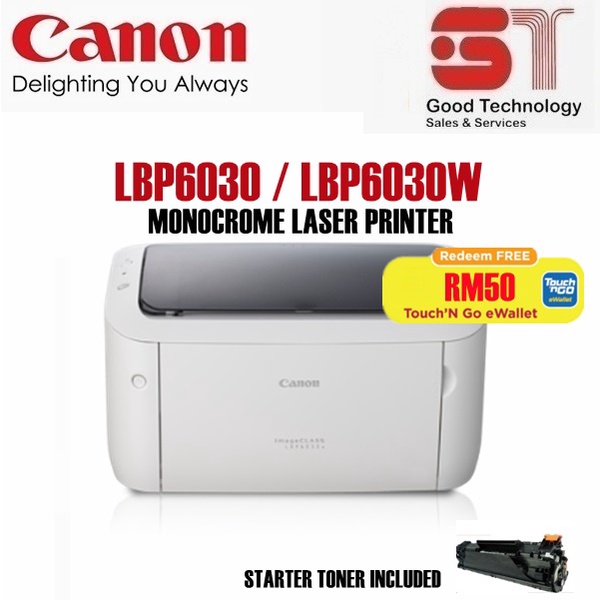 Canon Imageclass Lbp6030 Lbp6030w Wifi Monochrome Laser Printer Shopee Malaysia 