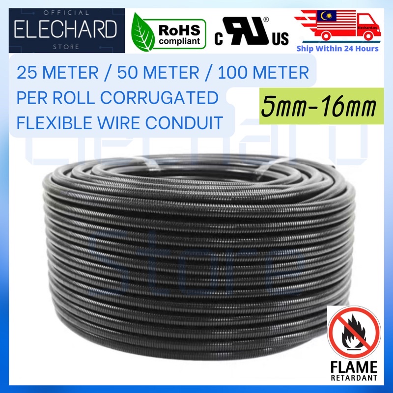 Per Roll Automotive Wire Conduit PVC Flexible Conduit Wire Loom Wire