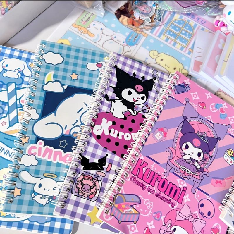 Sanrio book A5 student kids stationery highschool cinnamoroll kuromi ...