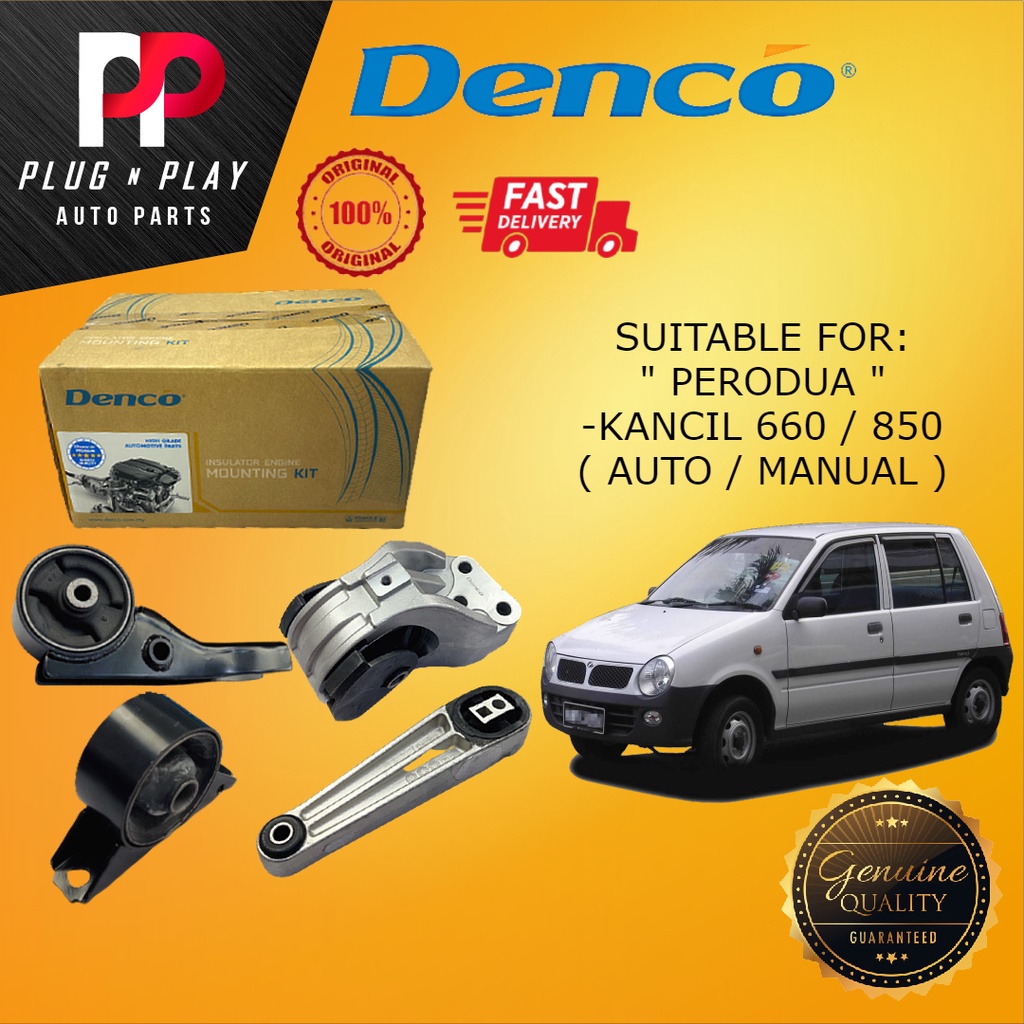 QUALITY DENCO ENGINE MOUNTING SET PERODUA KANCIL 660 / 850 ( AUTO