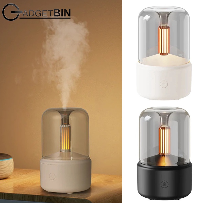 Portable USB 180ml Electric Air Humidifier Aroma Diffuser Cool Mist Elektrik Pelembap Udara Pengabut Aroma