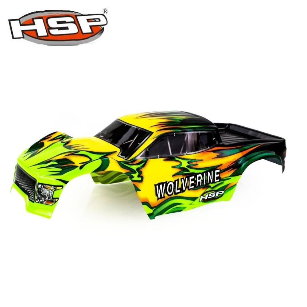 HSP 1/10 Wolverine Bronto Monster Truck Body Shell Shopee Malaysia