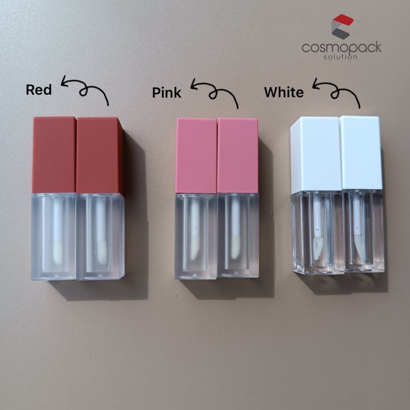 5ml Square Lip Tint Casing LP22/LP23/LP24 | Shopee Malaysia