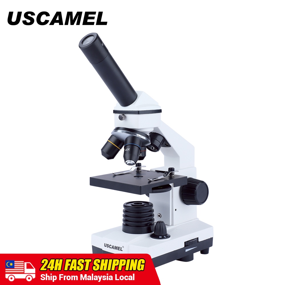 USCAMEL 40x2000x Professional Biological Microscope High Power