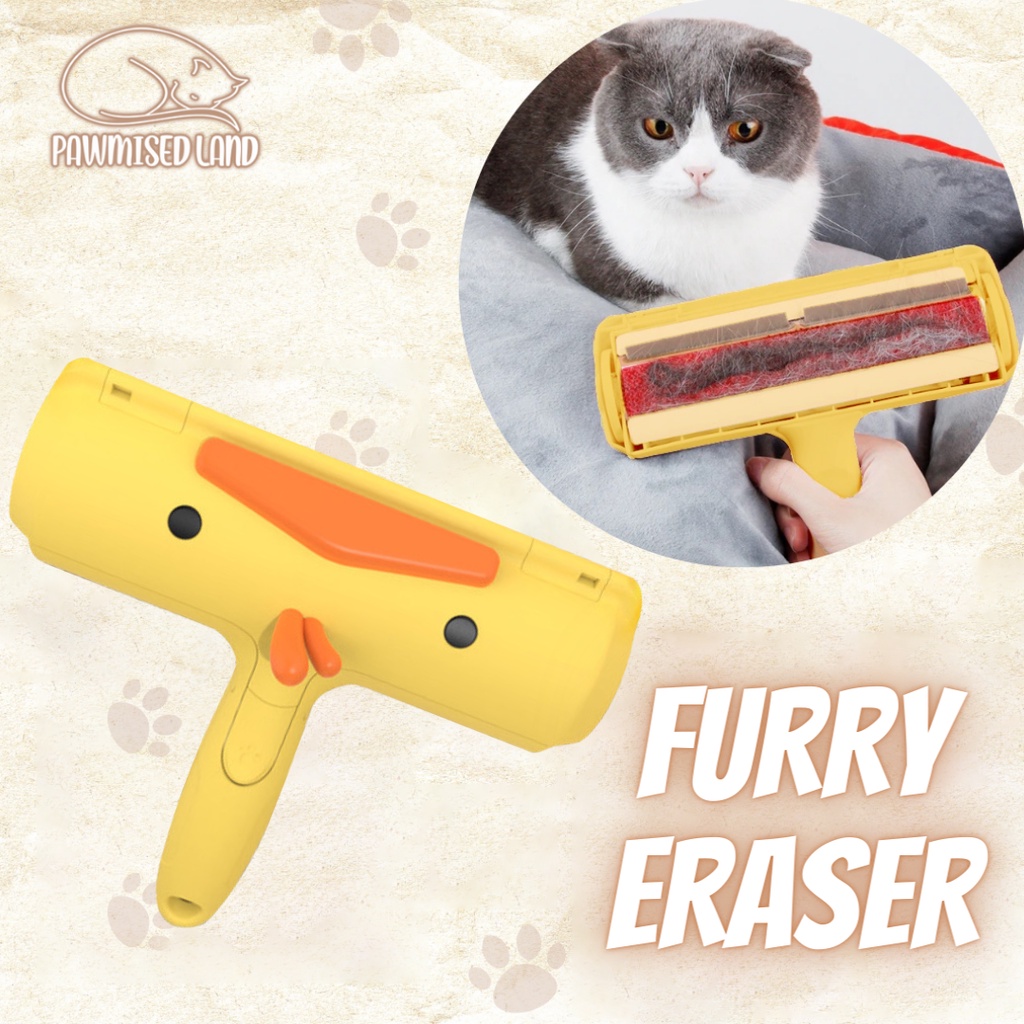 PawmisedLand Furry Eraser Roller Pet Hair Remover Dog Cat Fur Brush Roller  Sofa Clothes Lint Clean | Shopee Malaysia