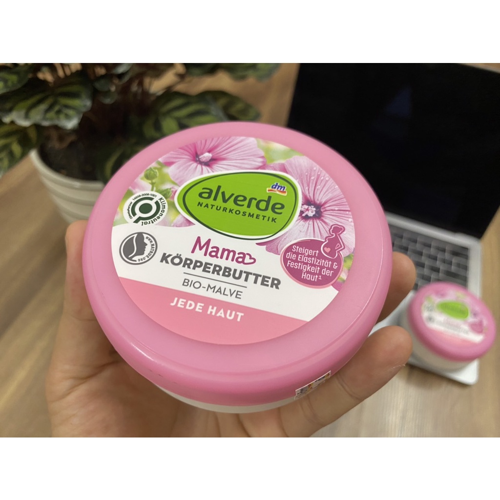 Alverde Stretch Mark Body Lotion For Pregnant Mothers 200ml Shopee