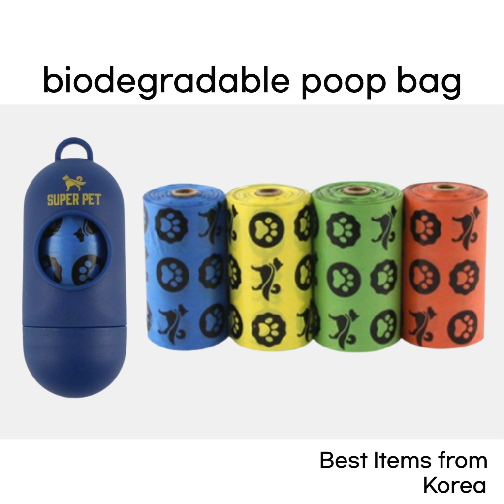 Biodegradable Eco-friendly Thick Dog Cat Poop Bags Poop bag holder Pet Waste Poop trash bag garbage bag plastic bag Clean Pick Up Puppy bag Pet Litter bags