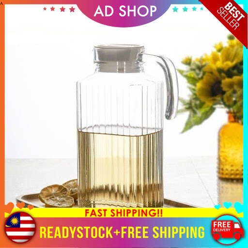 [AD SHOP] Jug Kaca Drinking Jug Glass Serving Jug Cold & Hot Water