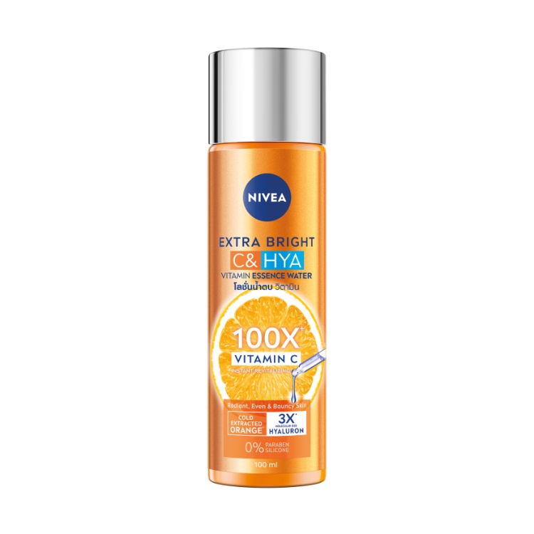 Nivea Face Care Extra Bright C & Hya Vitamin Essence Water 100ml (Exp