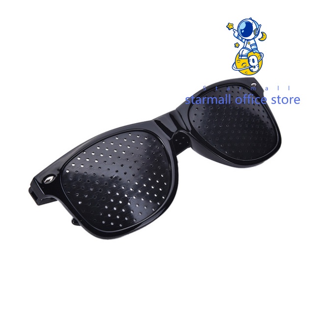 Vision Care Pinhole Glasses - Anti-Fatigue Eyewear For Eyesight Improvement, Unisex Round Frames 7 thumbnail image
