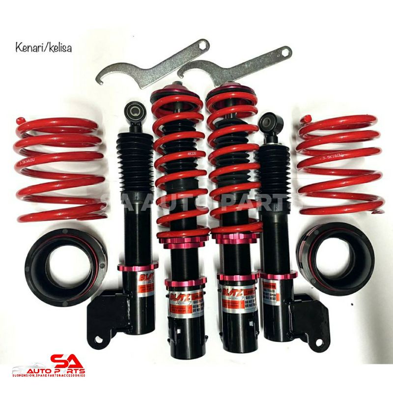 PERODUA KANCIL KELISA KENARI ADJUSTABLE HILOWBODYSHIFT REAR SEPARATE ...