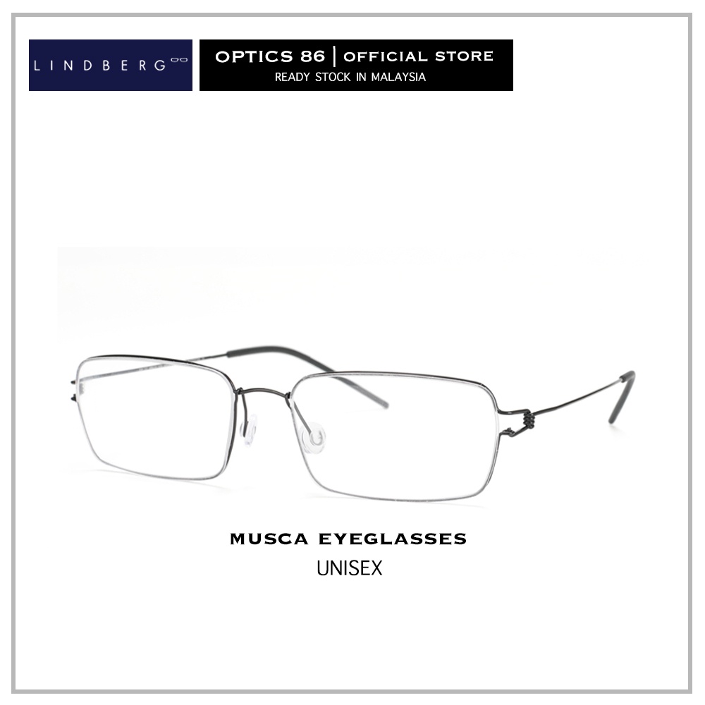 Lindberg Musca Air Titanium Black Denmark UNISEX eyeglasses ...