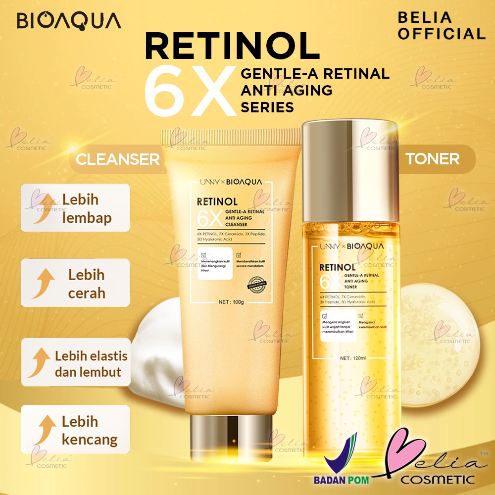 Belia BIOAQUA 6X GentleA Retinol Anti Aging Skincare Retinol Face