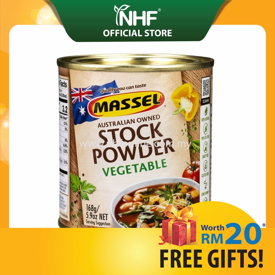 MASSEL Premium Stock Powder Chicken Style / Vegetable 168g / Liquid