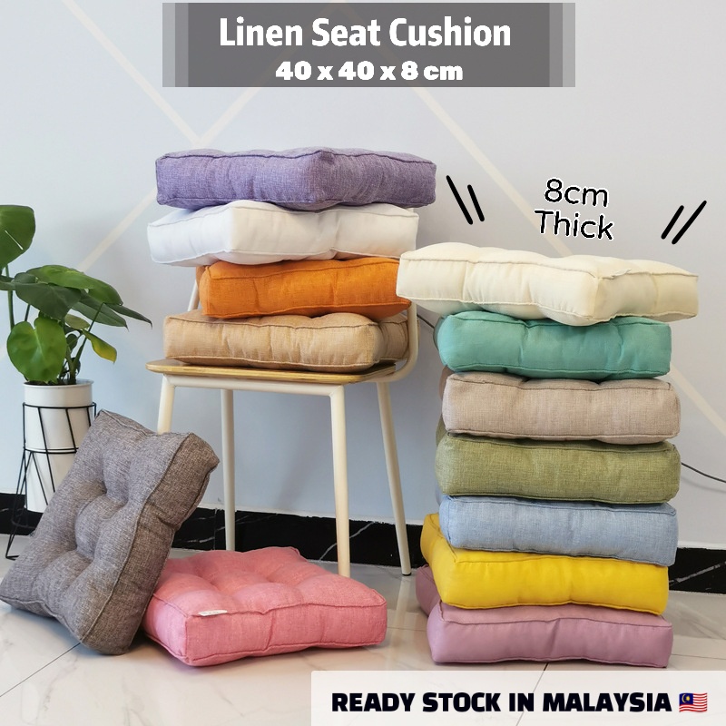 Soft Comfortable Thick Cushion Seat pillow Colorful chair seat Office seat Kusyen kerusi Tatami Cushion