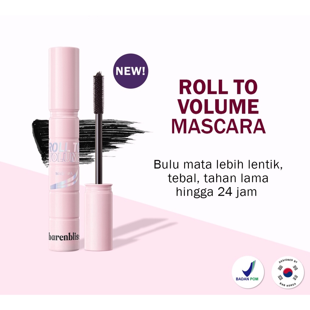 Star [BACK IN STOCK] | [BEST Deals] BNB barenbliss Korean Roll To Volume Mascara [Long Lasting Waterproof Smudgeproof] (PINK) Buy 3PCS FREE RANDOM