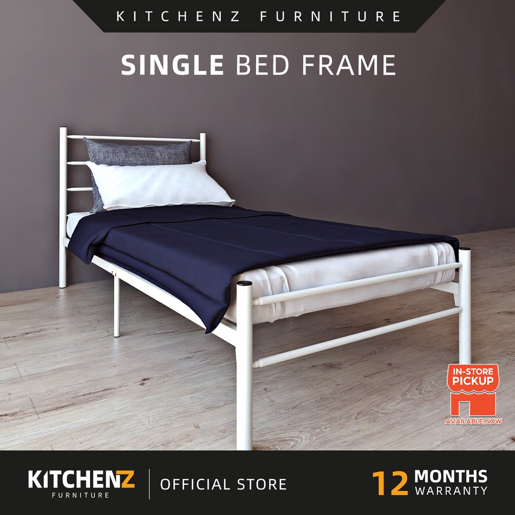 KitchenZ Single Bed Frame Queen Bed Frame Katil Kayu Katil Besi katil