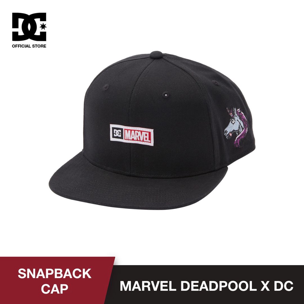 DC Men Marvel Deadpool x DC Snapback Cap - Anthracite | Shopee Malaysia