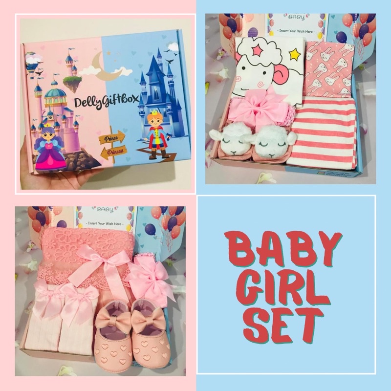 Baby Gift Set Premium High Quality / Baby Gift Box BABY GIRL Set / Baby