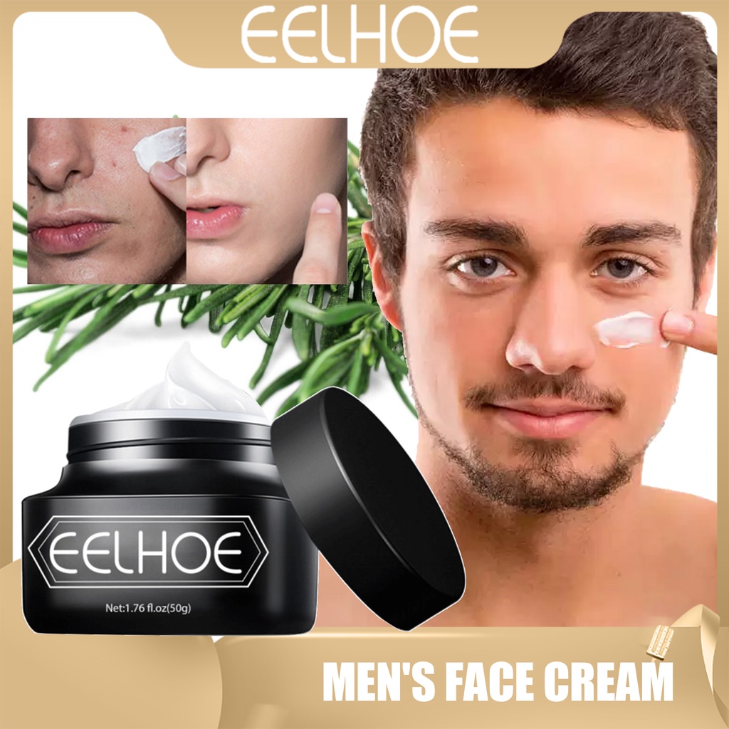 Eelhoe Mens Skin Cream Facial Base Cream Mens Bb Cream Makeup Cc