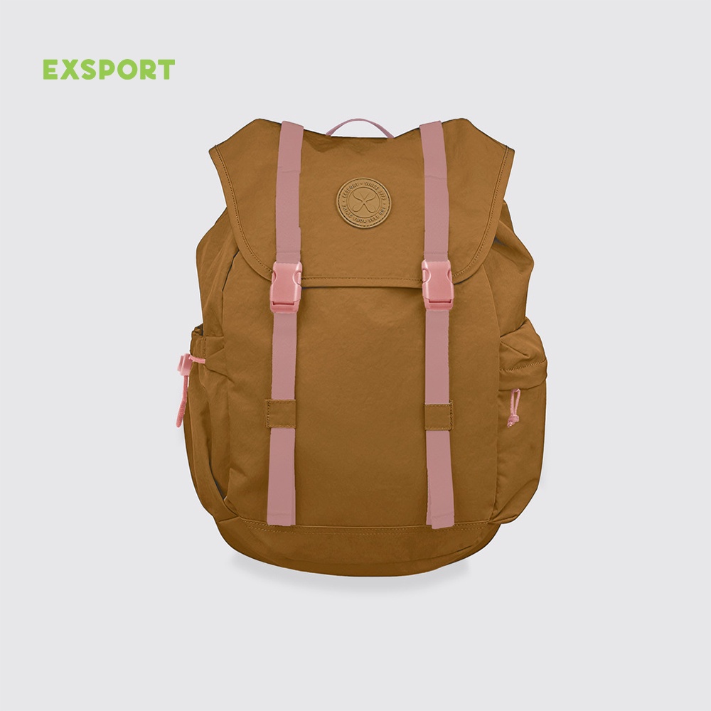 Exsport Scholar Laptop Backpack Brown L Shopee Malaysia