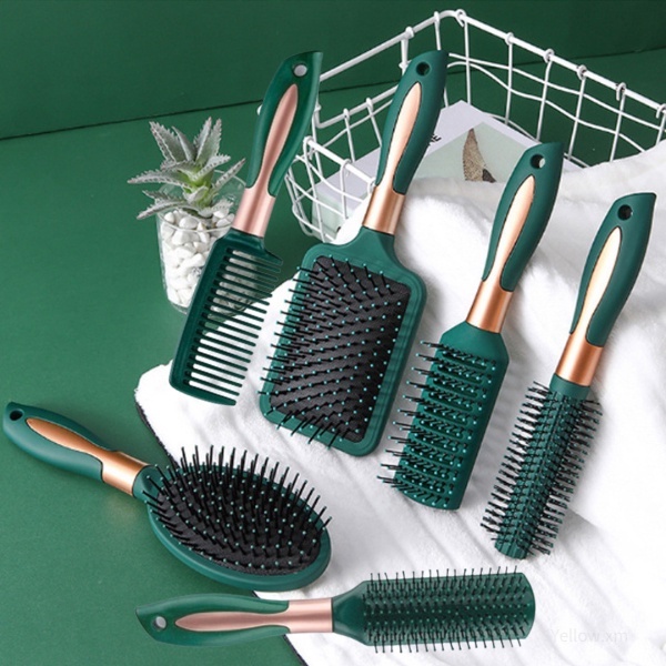 【New Stock】Anti Static Massage Large Comb High Temperature Resistance Hair Brush Scalp Volume Hijab Muslim Sikat Rambut