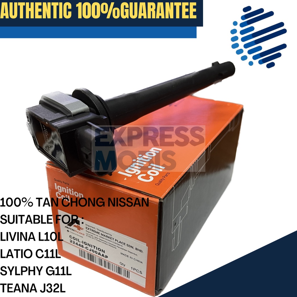 NISSAN LIVINA TAN CHONG IGNITION PLUG COIL 22448CJ00AMY / 22448